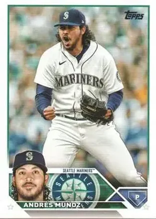 2023 Topps Update #US21 - Andres Muñoz - Seattle Mariners