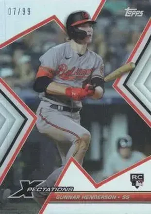 2023 Topps Xpectations #28 - Gunnar Henderson - Baltimore Orioles