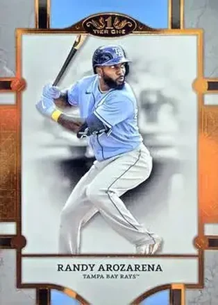 2024 Topps Tier One #63 - Randy Arozarena - Tampa Bay Rays