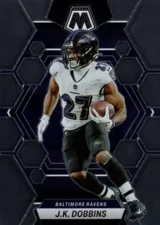2023 Panini Mosaic #14 - J.K. Dobbins - Baltimore Ravens