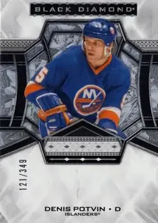 2024-25 Upper Deck Black Diamond #BDB-DP - Denis Potvin - New York Islanders
