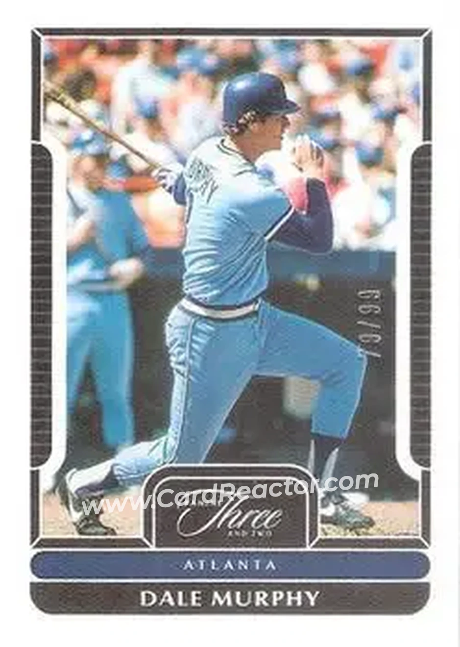 2023 Panini Three and Two #31 - Dale Murphy - Atlanta Braves - Front