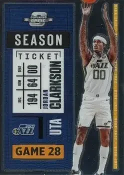 2020-21 Panini Contenders Optic #7 Jordan Clarkson
