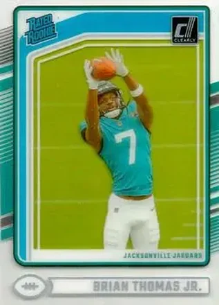 2024 Clearly Donruss #64 - Brian Thomas Jr. - Jacksonville Jaguars