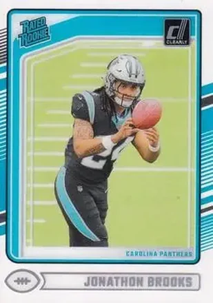 2024 Clearly Donruss #70 - Jonathon Brooks - Carolina Panthers