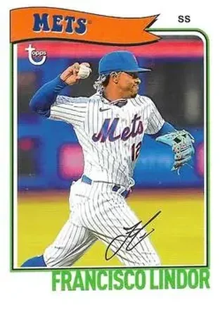 2023 Topps Brooklyn Collection #37 - Francisco Lindor - New York Mets