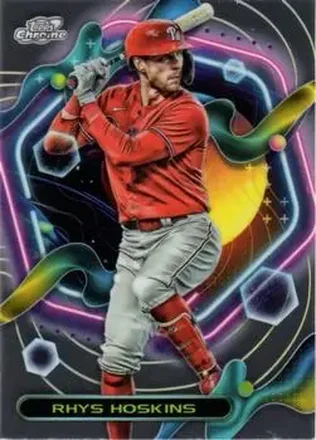 2023 Topps Chrome Cosmic #34 - Rhys Hoskins - Philadelphia Phillies