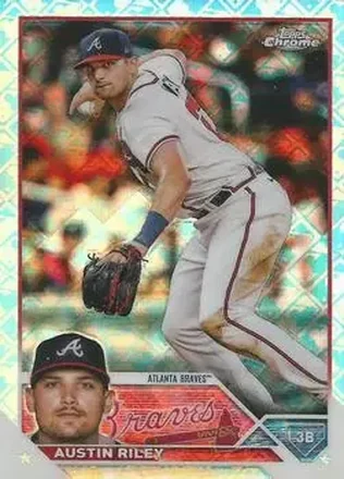 2023 Topps Chrome Logofractor Edition #66 - Austin Riley - Atlanta Braves