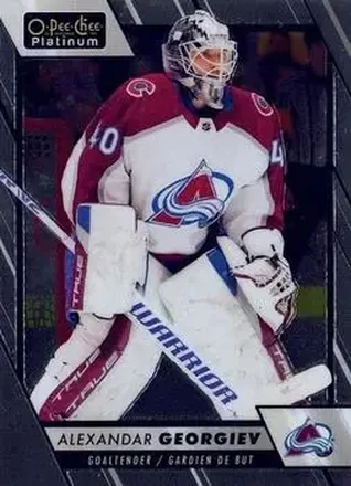 2023-24 O-Pee-Chee Platinum #13 - Alexandar Georgiev - Colorado Avalanche