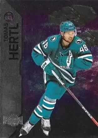 2023-24 SkyBox Metal Universe #011 - Tomas Hertl - San Jose Sharks