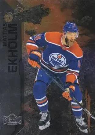 2023-24 SkyBox Metal Universe #016 - Mattias Ekholm - Edmonton Oilers