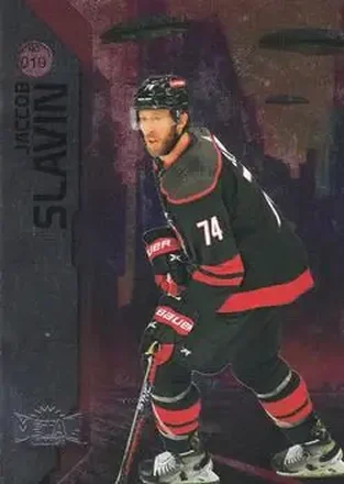 2023-24 SkyBox Metal Universe #019 - Jaccob Slavin - Carolina Hurricanes