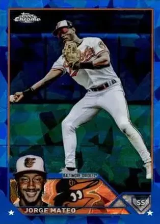 2023 Topps Chrome Sapphire Edition #38 - Jorge Mateo - Baltimore Orioles