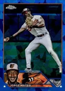 2023 Topps Chrome Sapphire Edition feature card