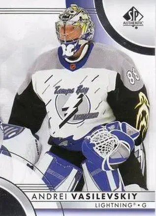 2023-24 SP Authentic #12 - Andrei Vasilevskiy - Tampa Bay Lightning