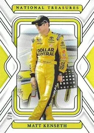 2025 Panini National Treasures - Green #10 - Matt Kenseth - Joe Gibbs Racing