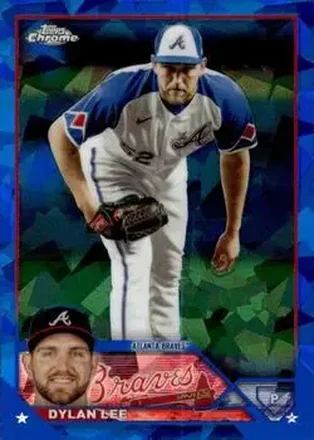 2023 Topps Chrome Update Sapphire Edition #USCS34 - Dylan Lee - Atlanta Braves