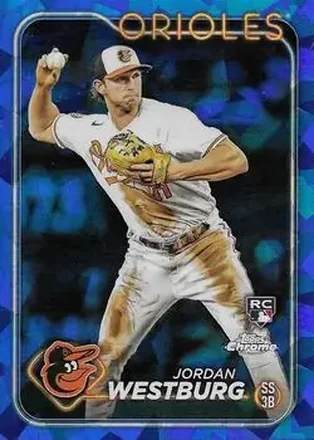 2024 Topps Chrome Sapphire Edition #66 - Jordan Westburg - Baltimore Orioles