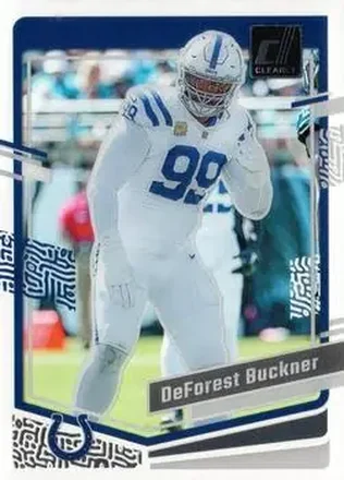 2023 Clearly Donruss #22 - DeForest Buckner - Indianapolis Colts