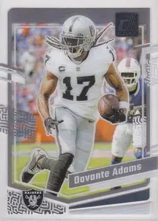 2023 Clearly Donruss #27 - Davante Adams - Las Vegas Raiders