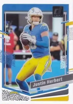 2023 Clearly Donruss #29 - Justin Herbert - Los Angeles Chargers
