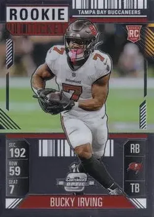2024 Panini Contenders Optic #67 - Bucky Irving - Tampa Bay Buccaneers
