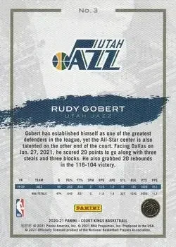 Back of Rudy Gobert