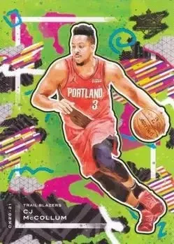2020-21 Panini Court Kings #4 CJ McCollum