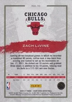 Back of Zach LaVine
