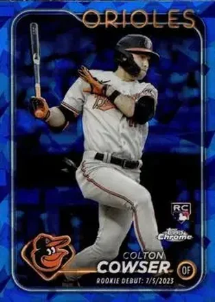 2024 Topps Chrome Update Sapphire Edition #USCS72 - Colton Cowser - Baltimore Orioles