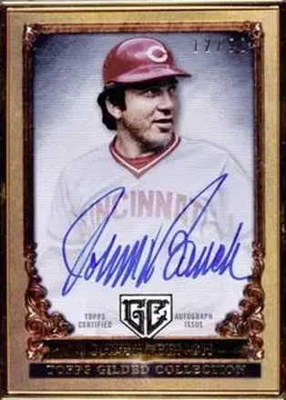 2023 Topps Gilded Collection - Gallery of Gold Autographs #GOG-JB - Johnny Bench - Cincinnati Reds
