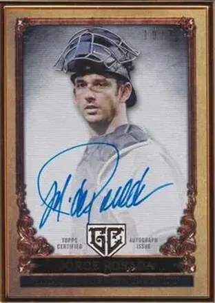 2023 Topps Gilded Collection - Gallery of Gold Autographs #GOG-JPO - Jorge Posada - New York Yankees