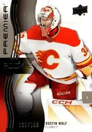 2023-24 Upper Deck Premier - Bronze #117 - Dustin Wolf - Calgary Flames