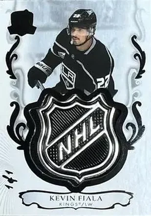 2023-24 Upper Deck The Cup - Black Foil Shield #19 - Kevin Fiala - Los Angeles Kings