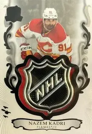 2023-24 Upper Deck The Cup - Black Foil Shield #21 - Nazem Kadri - Calgary Flames