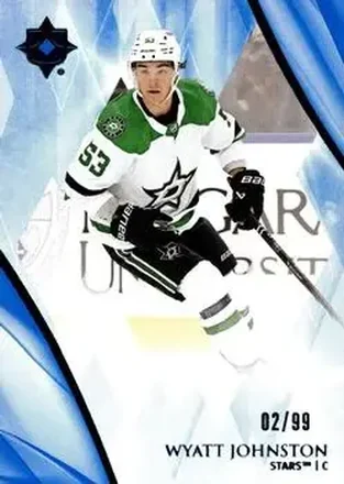 2023-24 Upper Deck Ultimate Collection - Blue #18 - Wyatt Johnston - Dallas Stars