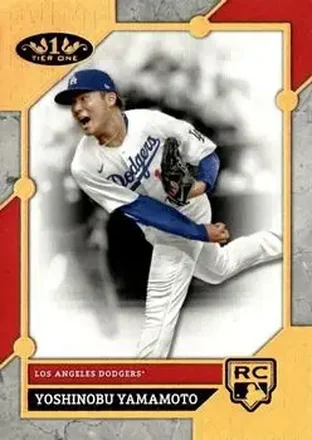 2024 Topps Tier One #71 - Yoshinobu Yamamoto - Los Angeles Dodgers
