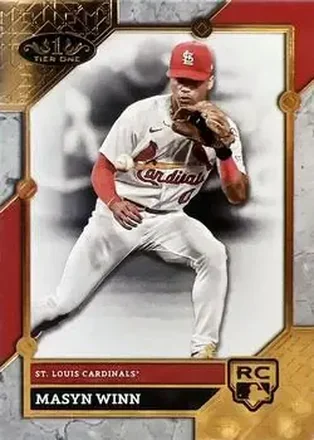 2024 Topps Tier One #77 - Masyn Winn - St. Louis Cardinals