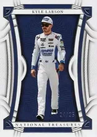 2023 Panini National Treasures #8 - Kyle Larson - Hendrick Motorsports