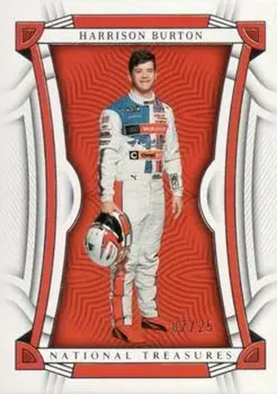 2023 Panini National Treasures #10 - Harrison Burton - Wood Brothers Racing
