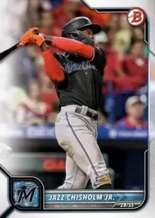 2022 Bowman #4 - Jazz Chisholm Jr. - Miami Marlins