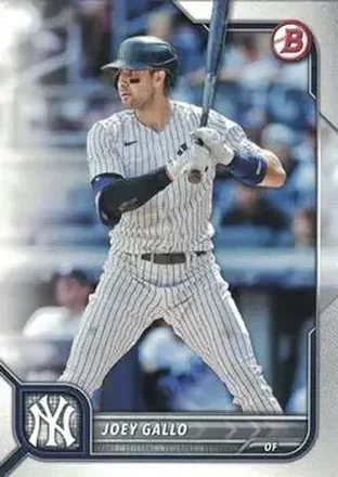 2022 Bowman #8 - Joey Gallo - New York Yankees
