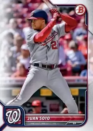 2022 Bowman #10 - Juan Soto - Washington Nationals