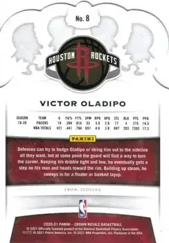 Back of Victor Oladipo