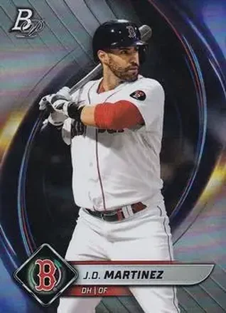 2022 Bowman Platinum #1 - J.D. Martinez - Boston Red Sox