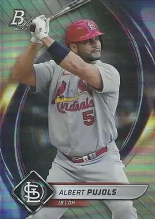 2022 Bowman Platinum #2 - Albert Pujols - St. Louis Cardinals