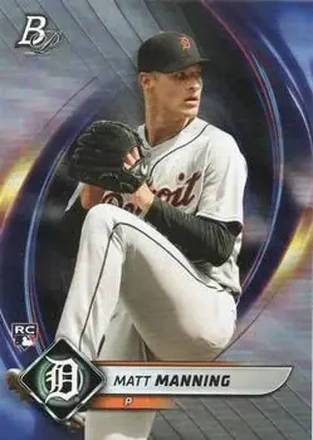 2022 Bowman Platinum #6 - Matt Manning - Detroit Tigers