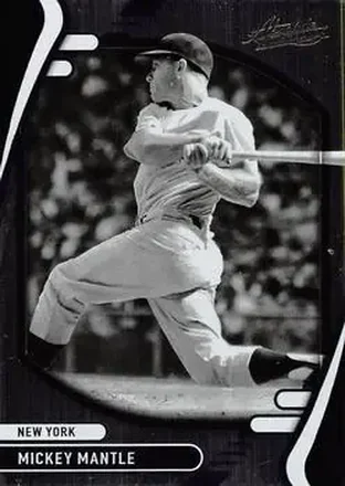 2022 Panini Absolute #10 - Mickey Mantle - New York Yankees