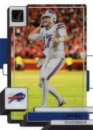 2022 Clearly Donruss #5 - Josh Allen - Buffalo Bills