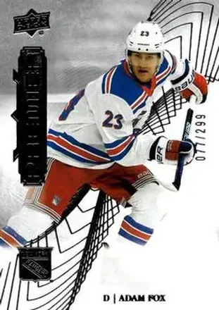2022-23 Upper Deck Premier #3 - Adam Fox - New York Rangers
